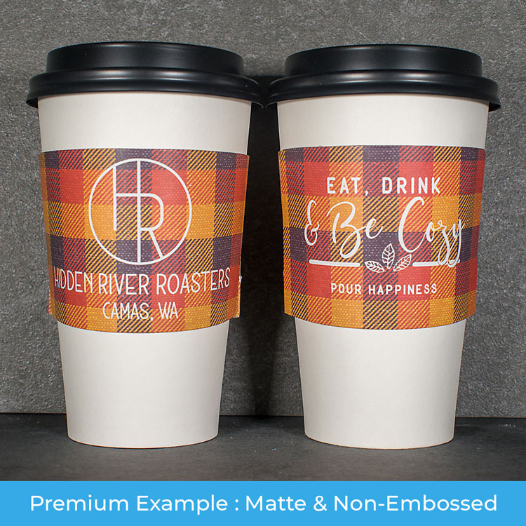 Full color coffee sleeves