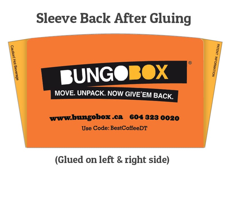 premiumtemplateback HotShot Coffee Sleeves Custom Printed Cup Sleeves