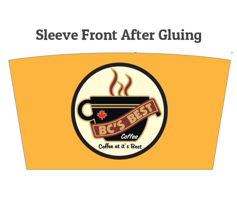 premiumtemplatefront HotShot Coffee Sleeves Custom Printed Cup